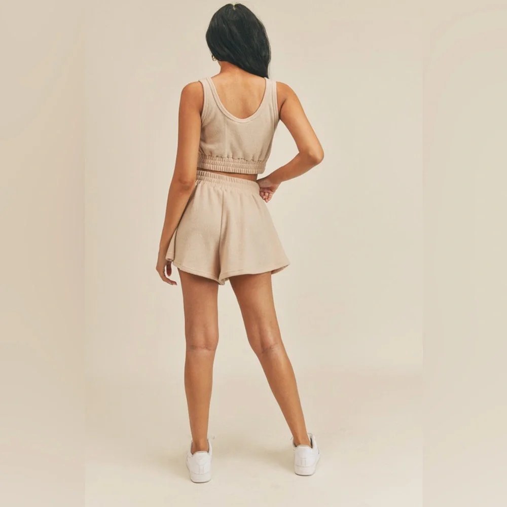 Good vibes only 3 piece set in honey cream - Picture 7 of 11